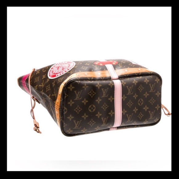 AUTHENTIC *Louis Vuitton* Ltd Edition Neverfull Trunks & Bags Tote MM - Picture 6 of 7
